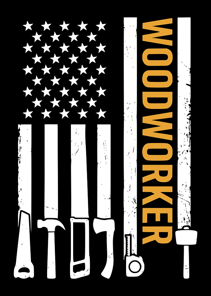 American Flag Woodworker