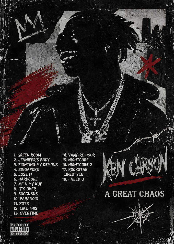 Ken Carson A Great Chaos Album Cover