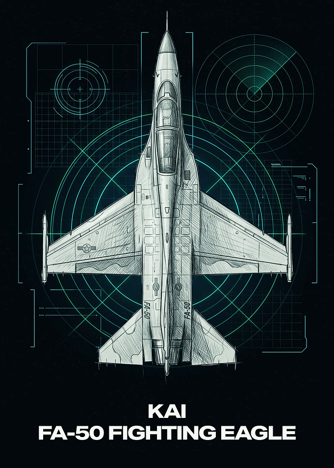 KAI FA-50 Fighting Eagle Blueprint