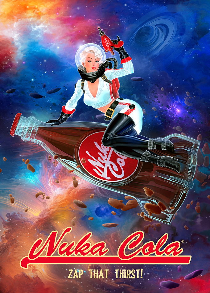 Fallout - Nuka-Cola Space Pin-Up, Zap That Thirst
