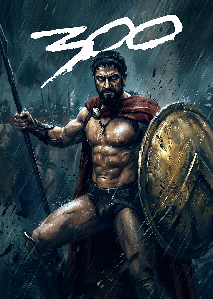 King Leonidas 300 Movie Poster