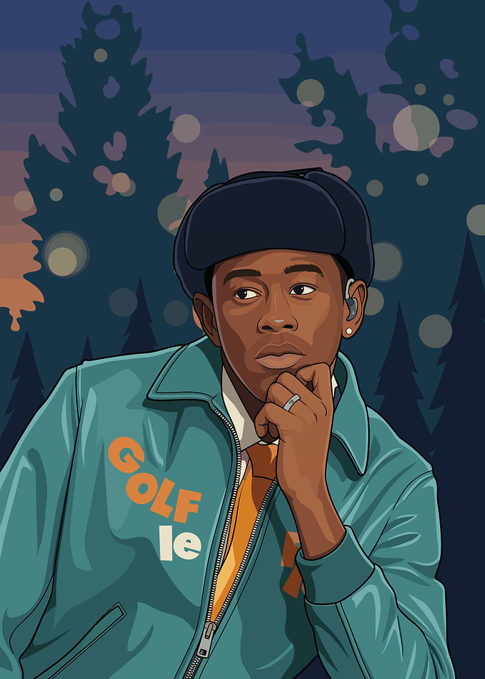 Tyler, the Creator Digital Portrait