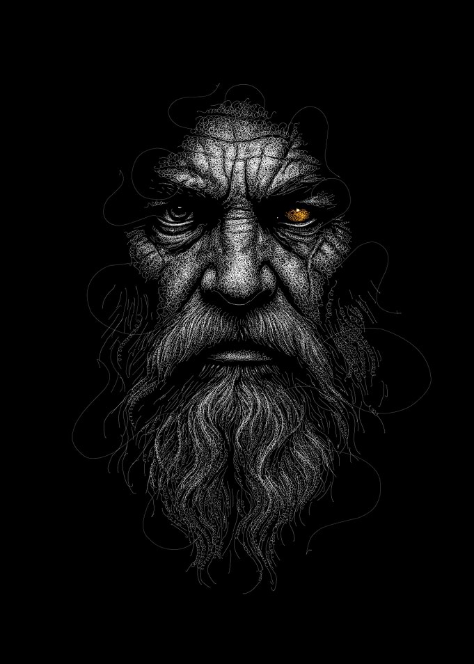 Odin The Allfather Portrait