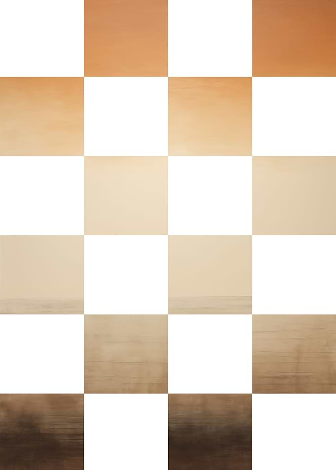 Abstract Gradient Checkerboard Pattern