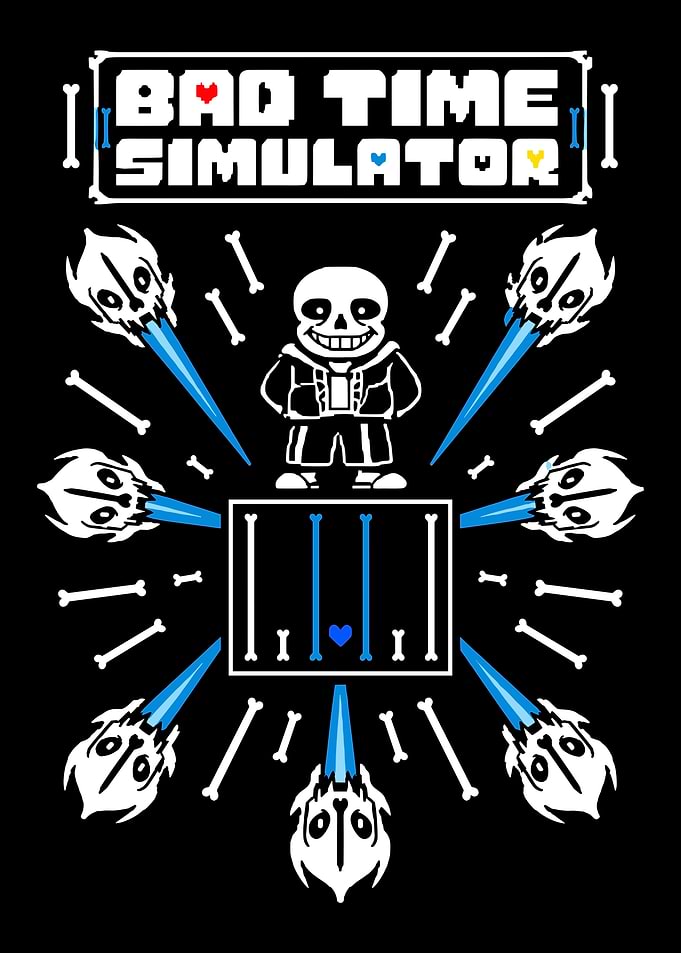 Undertale Sans Bad Time Simulator Graphic
