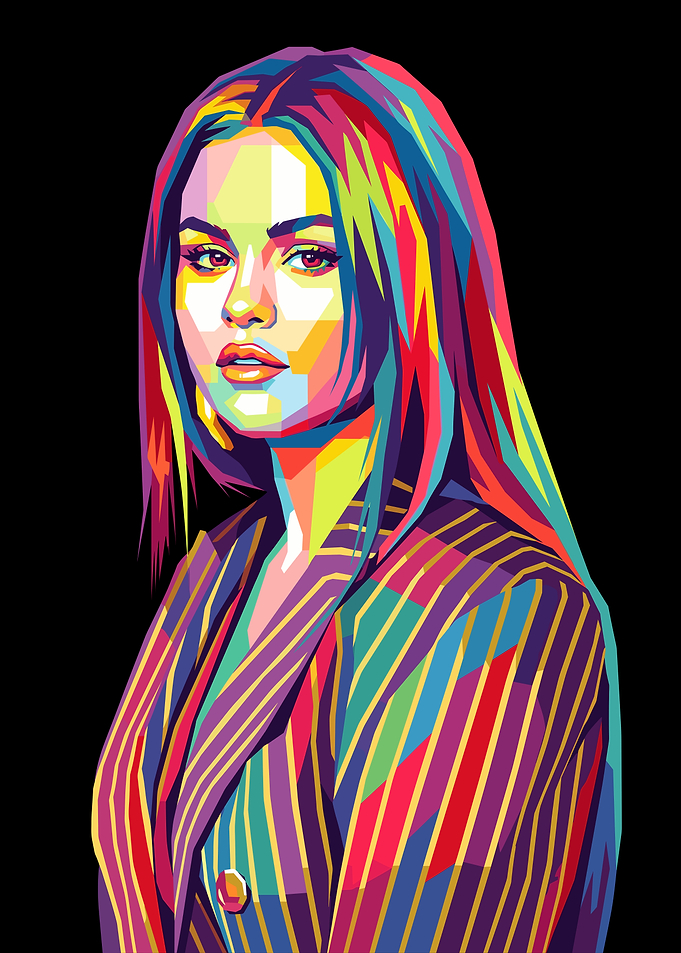Selena Gomez Pop Art Portrait