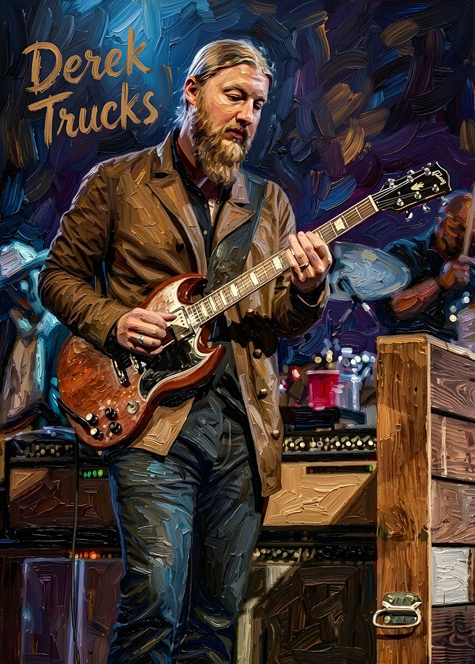 Derek Trucks Playing Electric Guitar