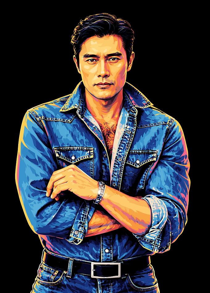 Lee Byung-hun Pop Art Portrait