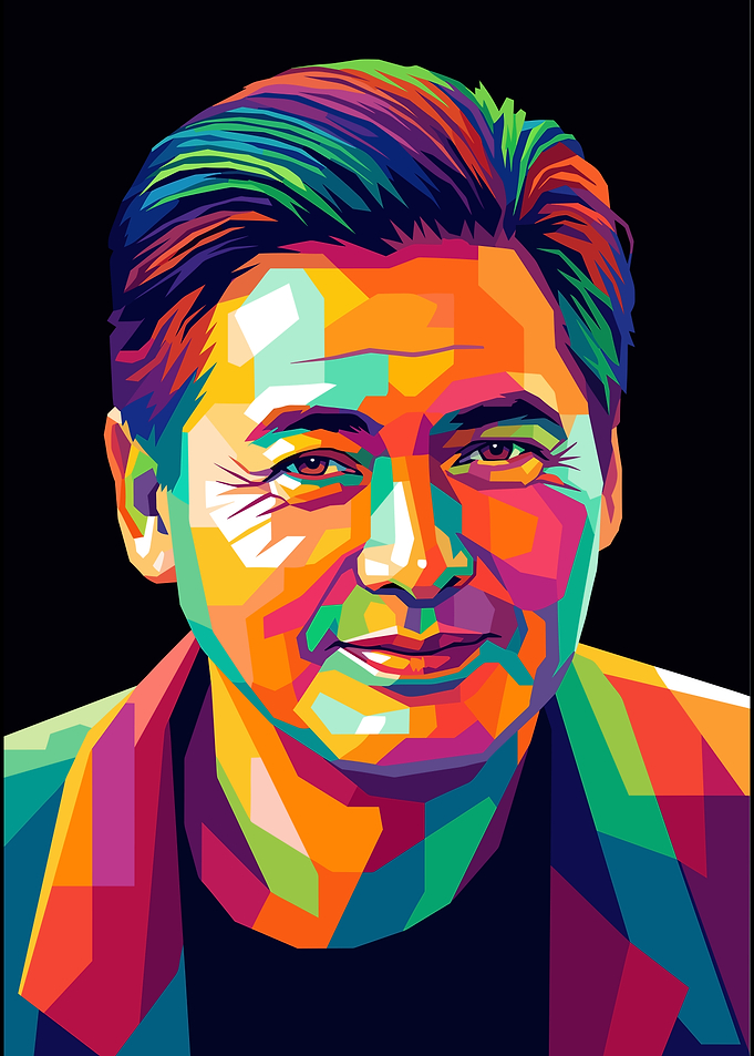 Jensen Huang Pop Art Portrait