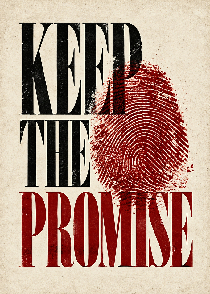The Contract - Keep The Promise Fingerprint Poster