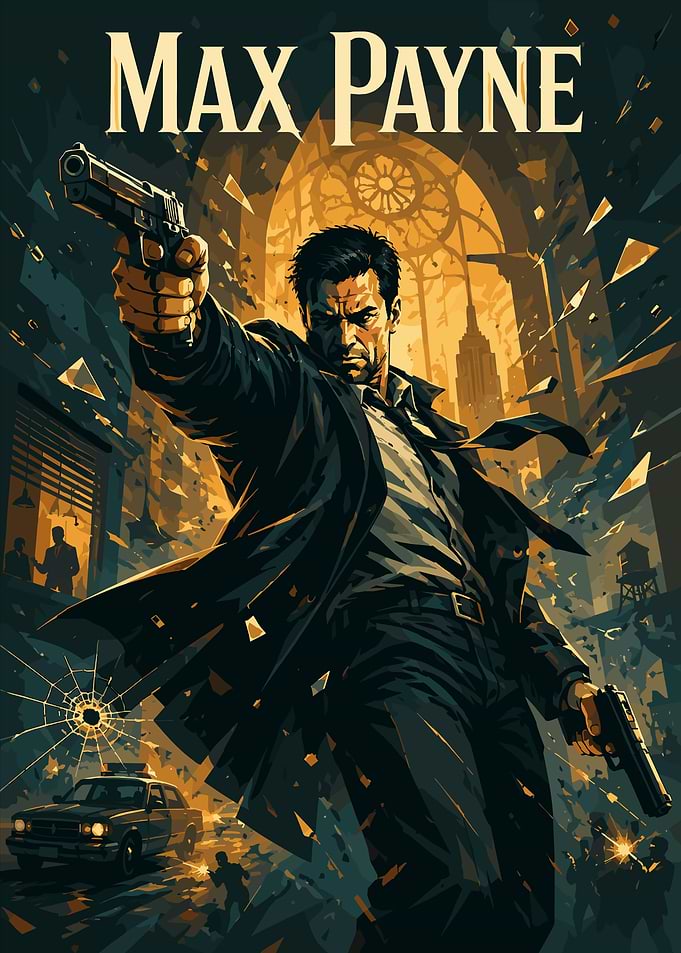 Max Payne Action Poster