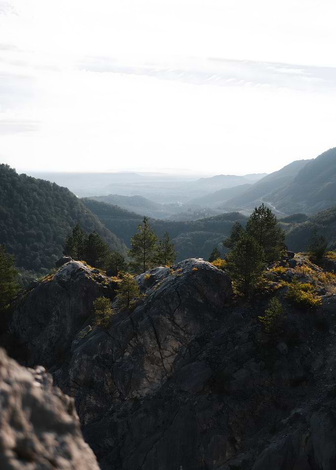 Rocky Mountain Vista at Sunset