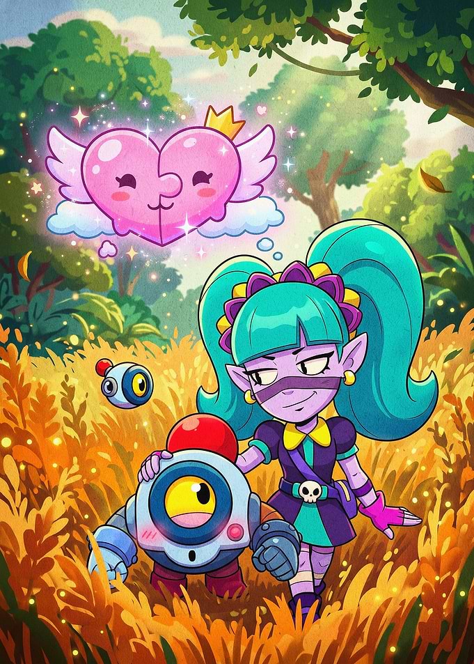 Jungle Friends Fantasy Poster