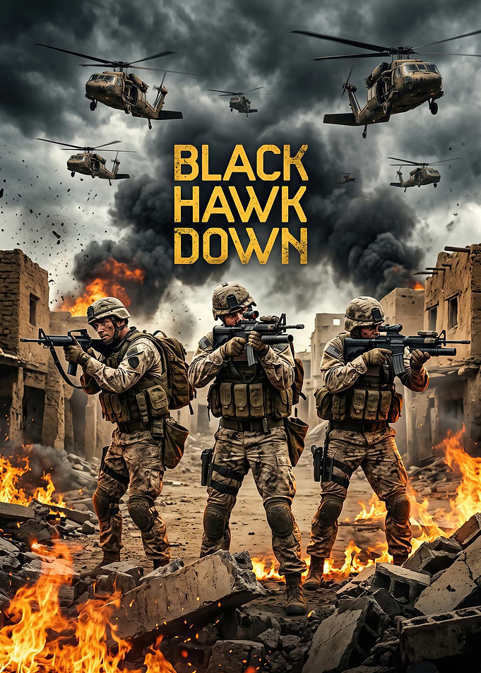 Black Hawk Down Movie Poster