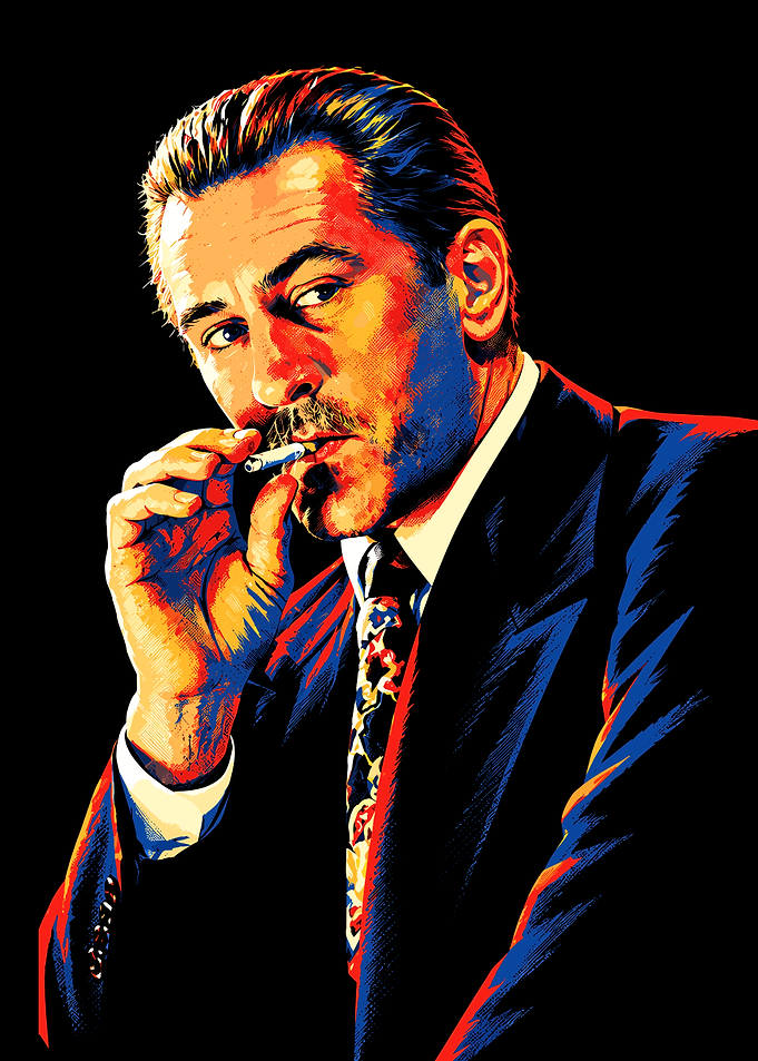 Robert De Niro Pop Art Portrait