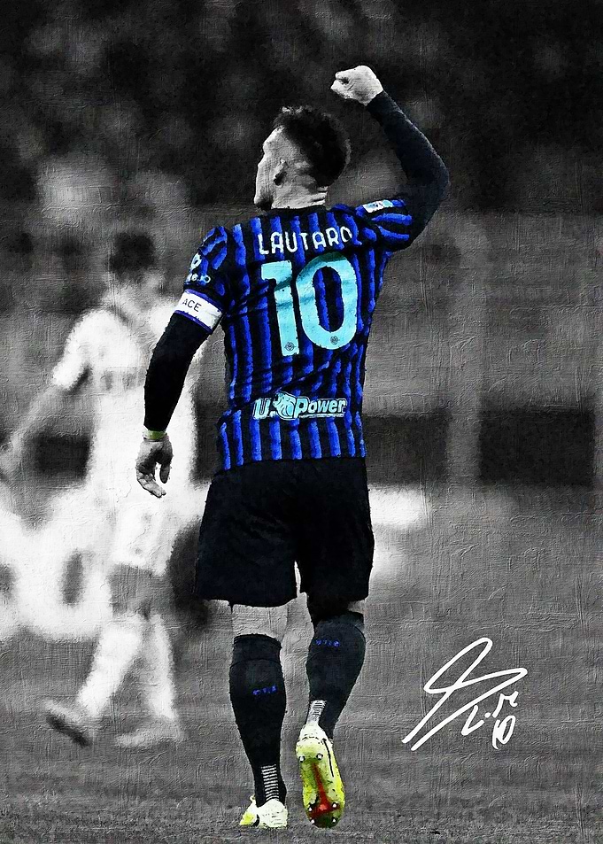 Lautaro Martinez Inter Milan Celebration