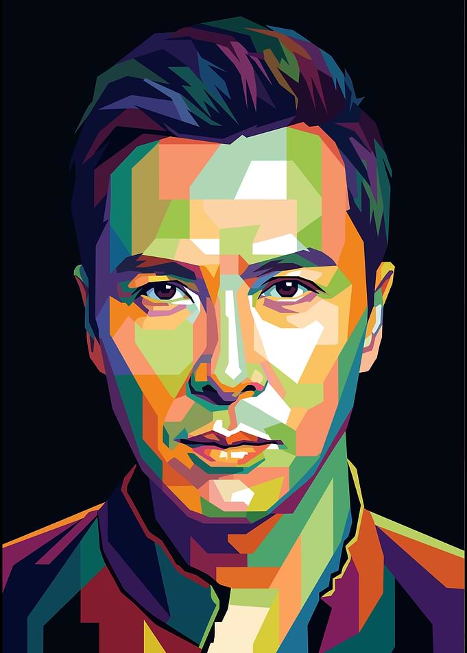 Donnie Yen Pop Art Portrait
