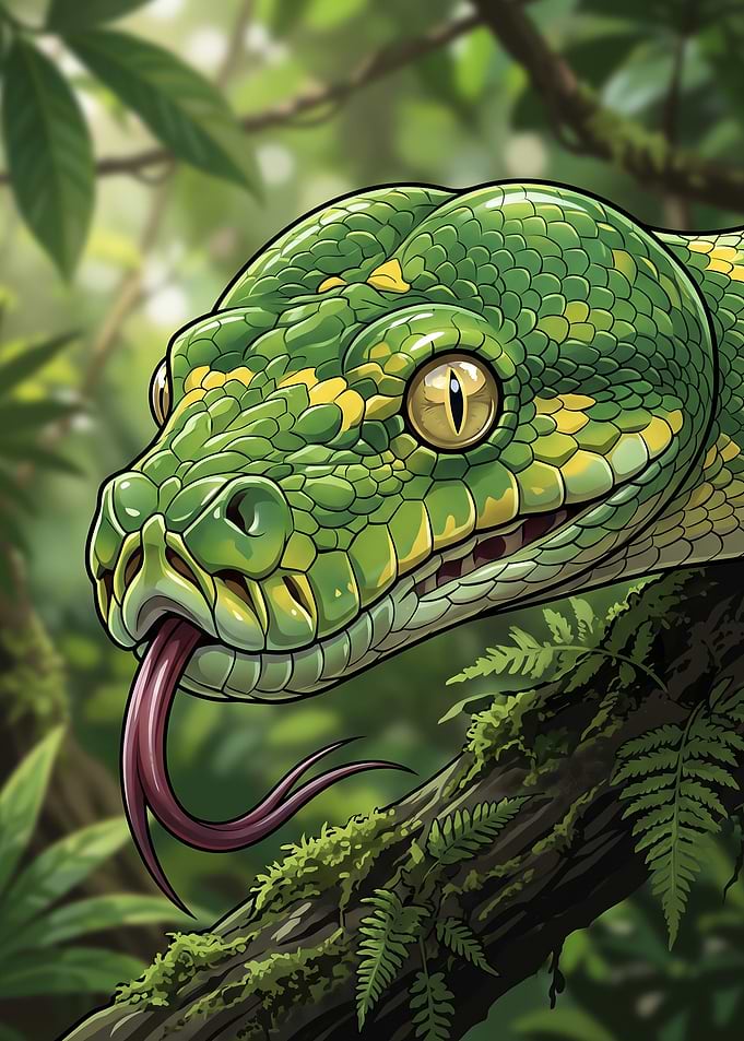 Green Tree Python