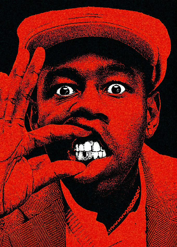 Tyler the Creator Red Portrait
