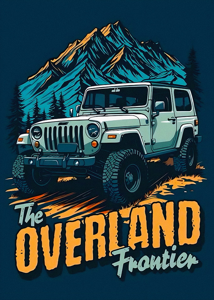 The Overland Frontier Jeep Graphic