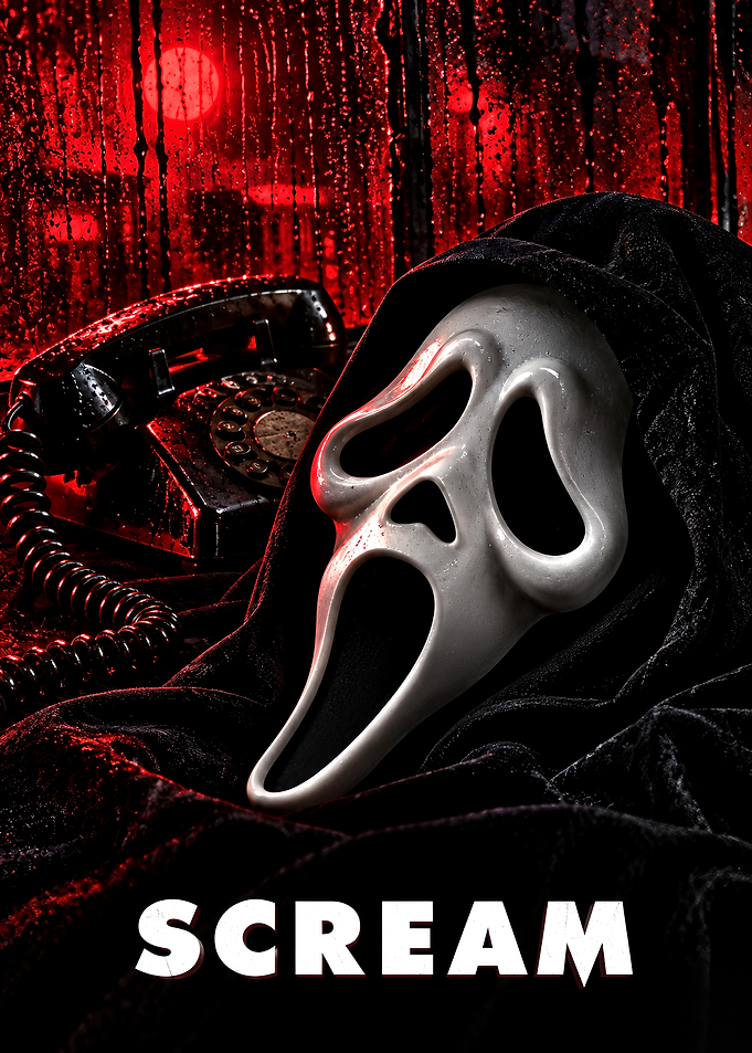 Scream Ghostface Mask and Phone