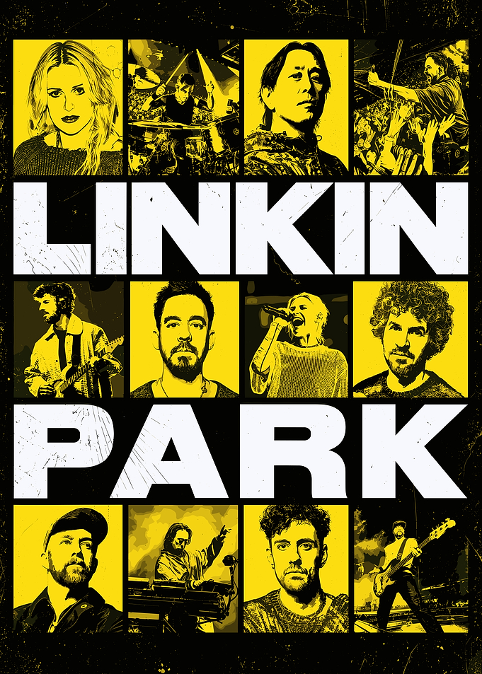 Linkin Park Band Tribute Poster