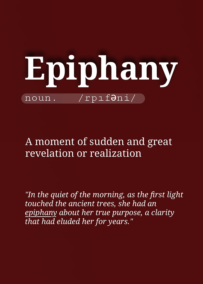 Epiphany Definition Wall Art