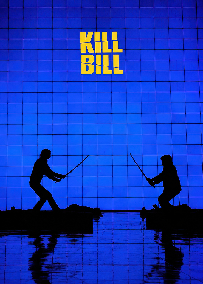 Kill Bill Silhouette Poster