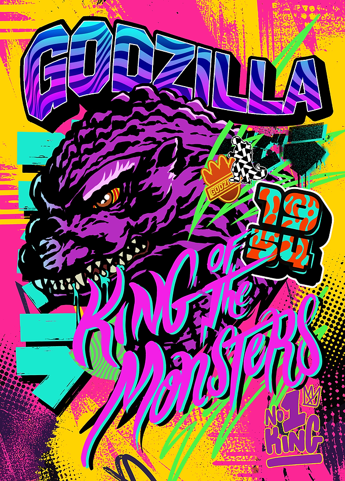 Godzilla: King of Vibrant Chaos