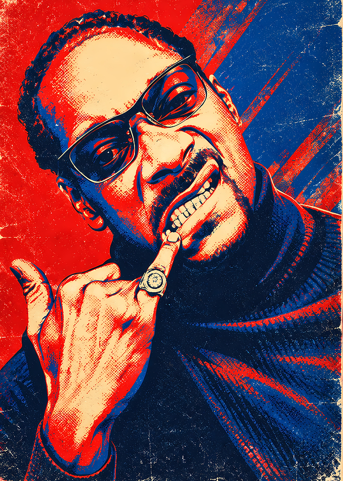 Snoop Dogg Pop Art Portrait
