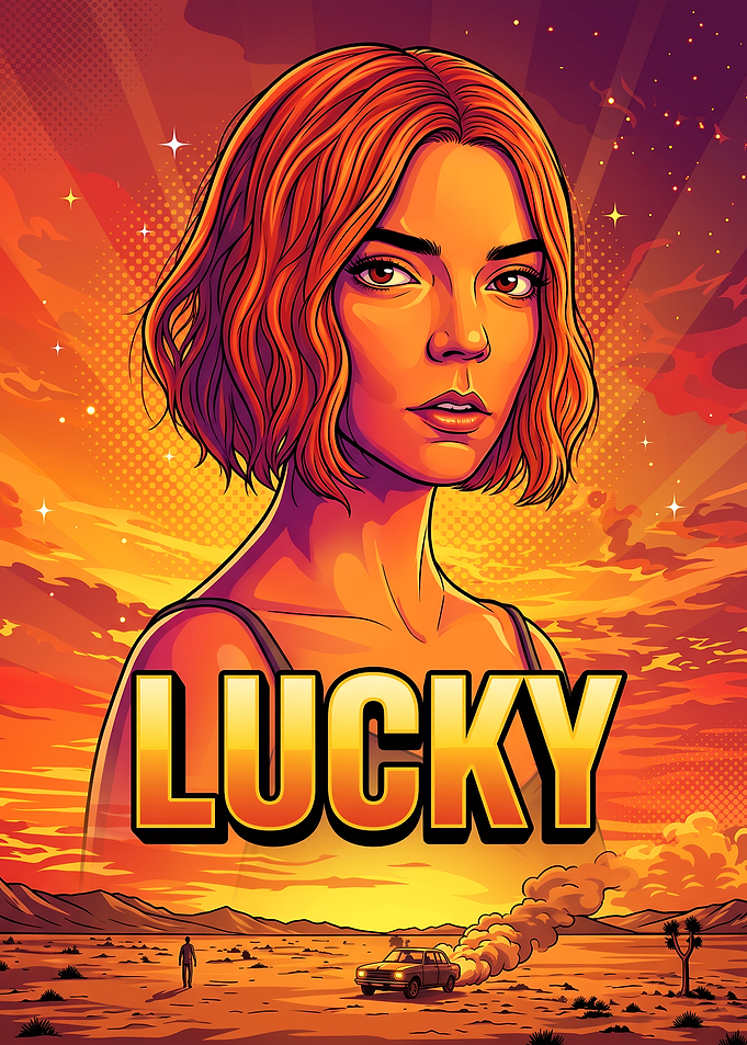 Lucky Anya Taylor-Joy Desert Portrait