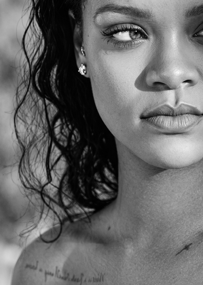 Rihanna Close-up Portrait