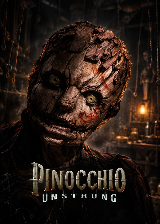 Pinocchio Unstrung Horror Movie Poster