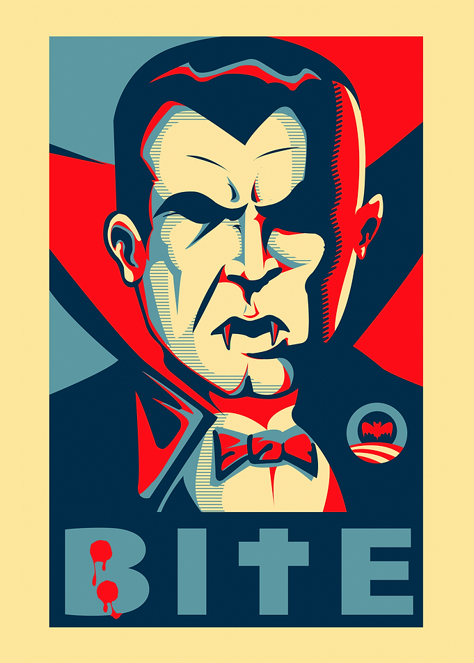 Dracula Pop Art Poster