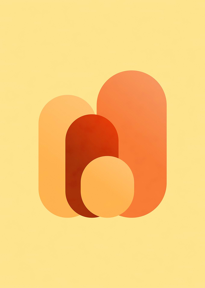 Minimalist Abstract Retro Modern