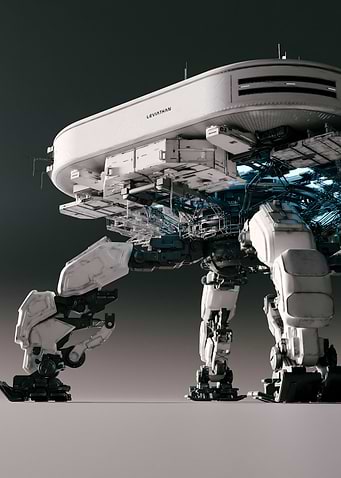 Leviathan Sci-Fi Walking Mech