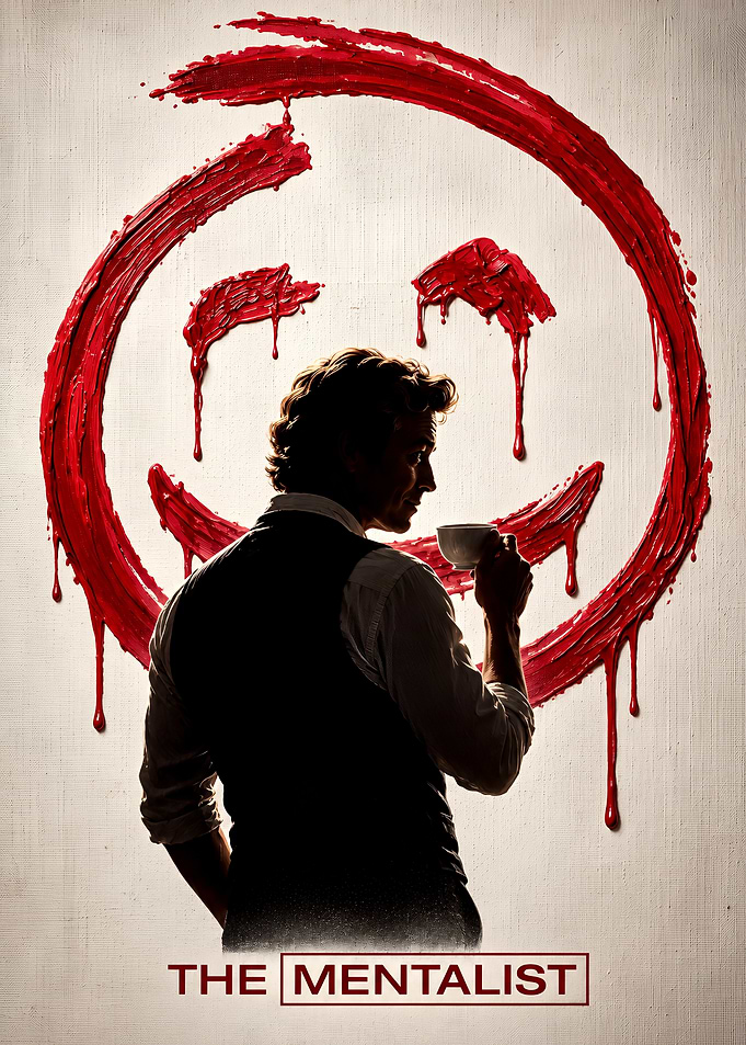 The Mentalist Red Smiley Poster
