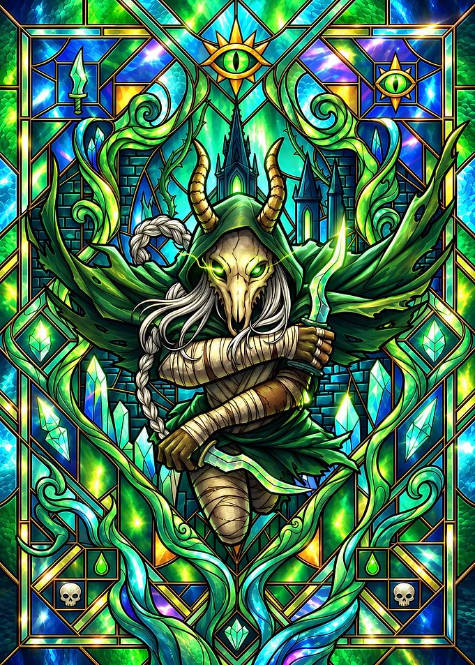 Slay the Spire II Stained Glass Art