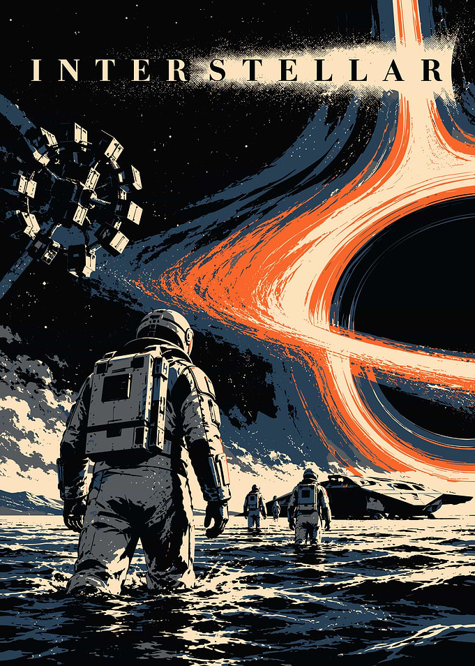 Interstellar Movie Poster Art