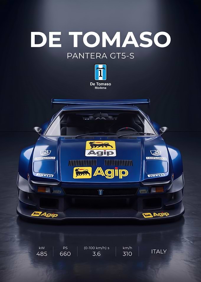 De Tomaso Pantera GT5-S Poster