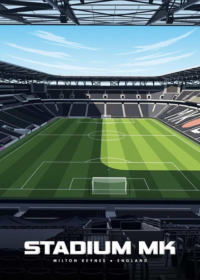 Stadium MK Milton Keynes England Poster