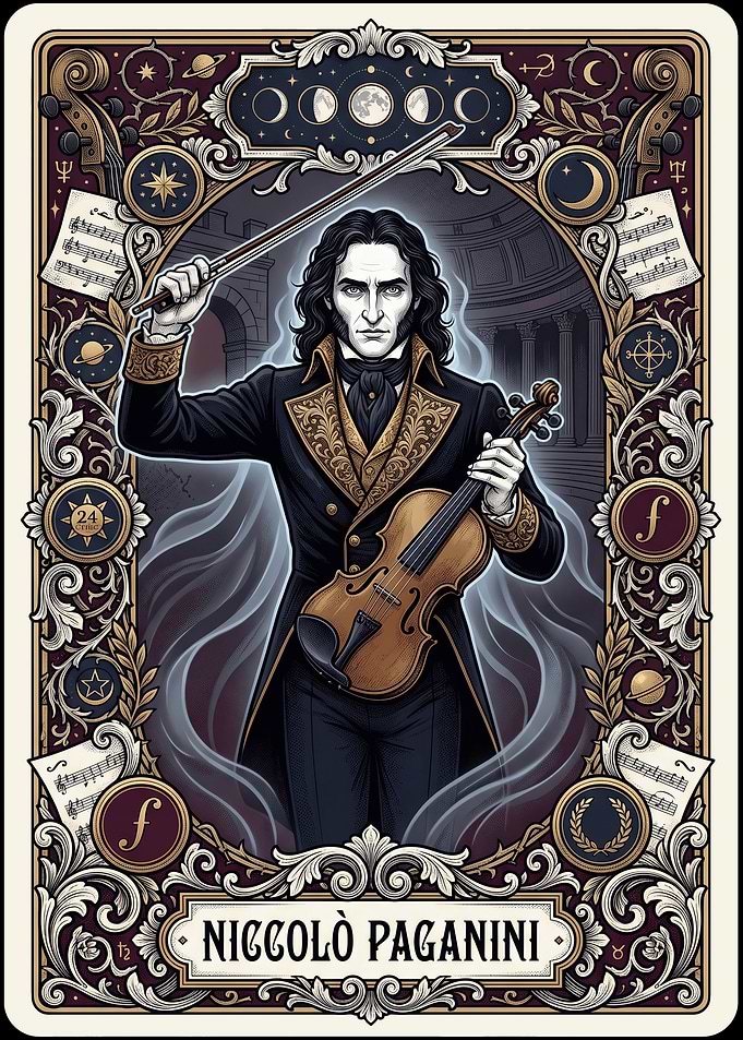 Niccolò Paganini - Tarot Card
