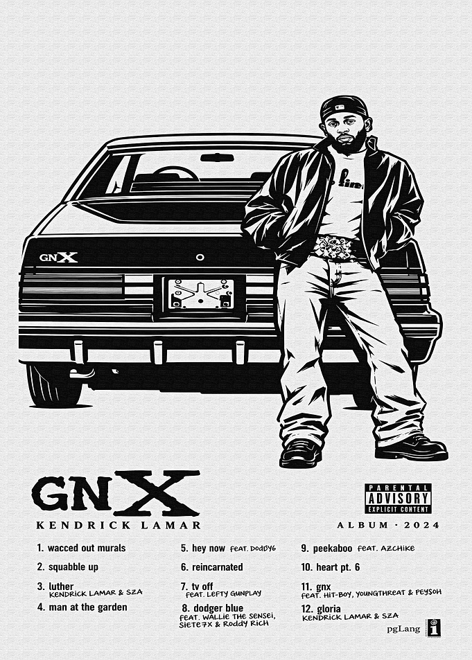 Kendrick Lamar GNX Album Cover Art