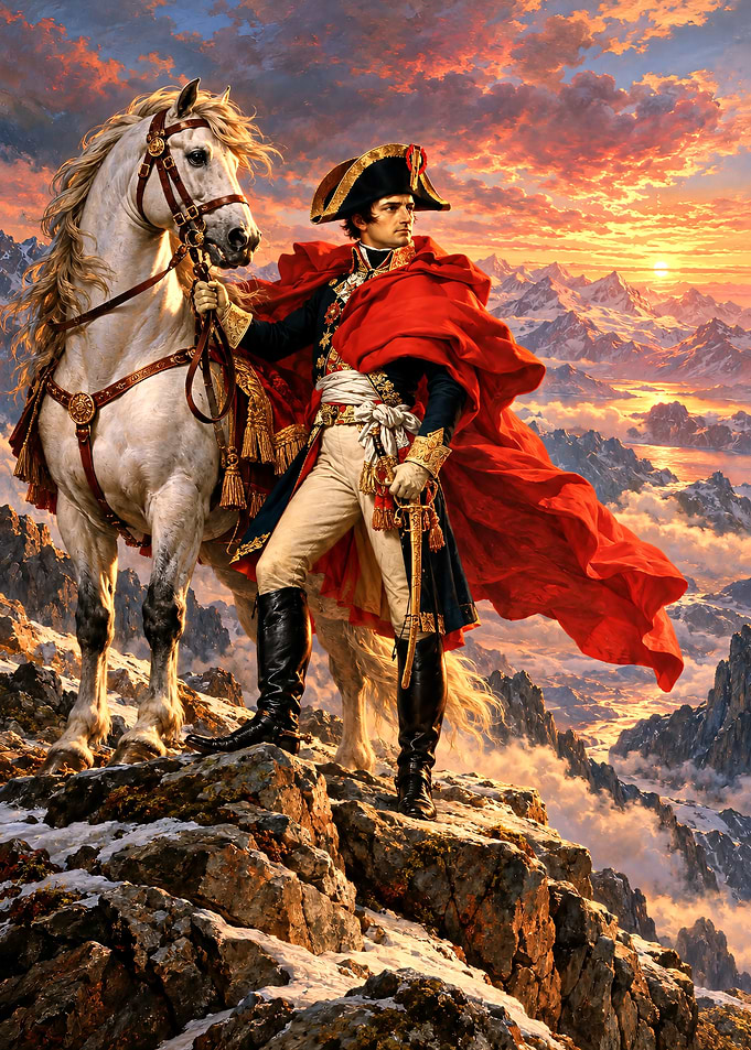 Napoleon Bonaparte Crossing the Alps