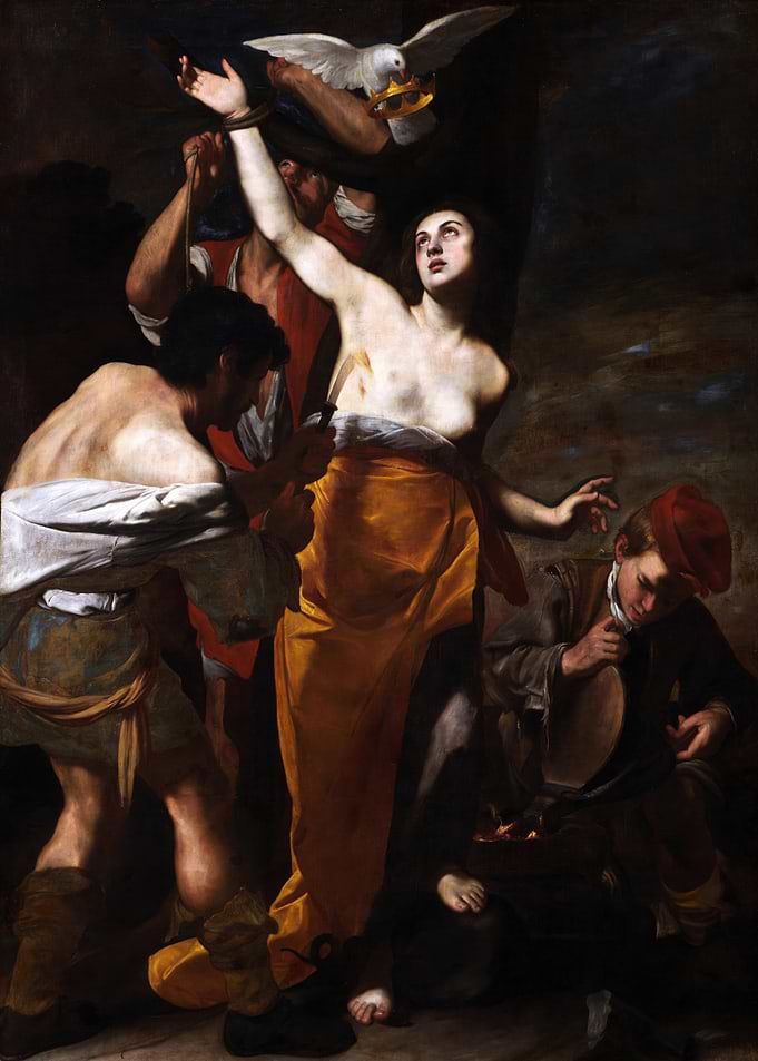 The Martyrdom of Saint Agatha by Massimo Stanzione