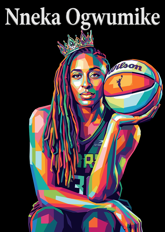Nneka Ogwumike Pop Art Portrait