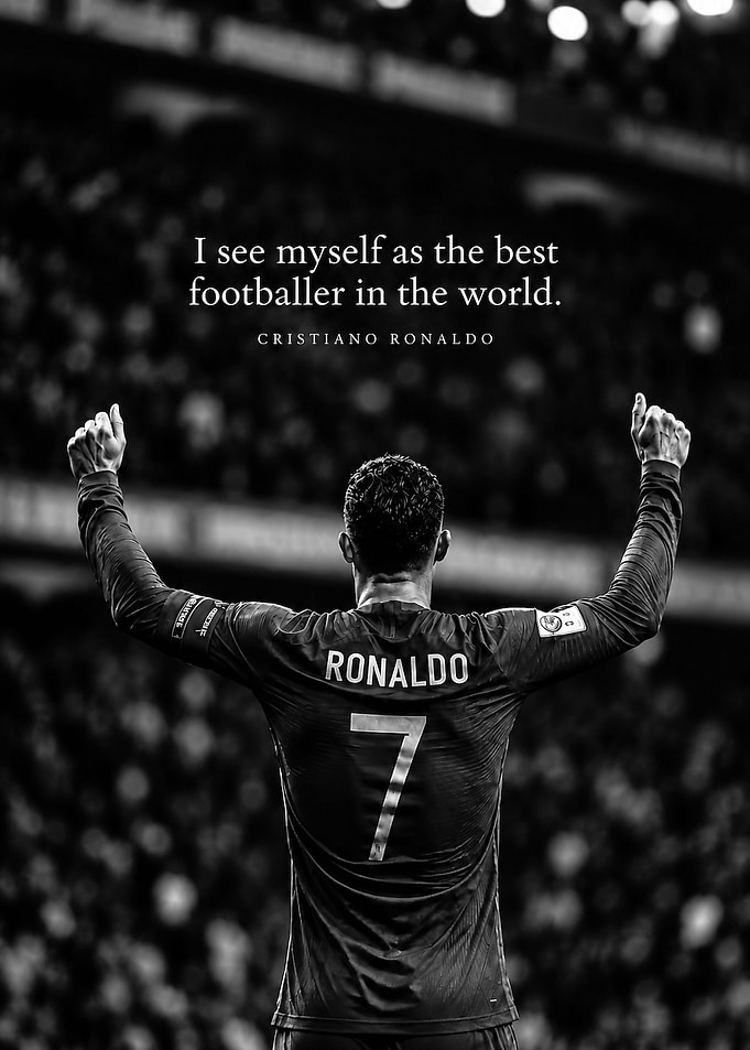 Cristiano Ronaldo Mindset of a Legend Poster