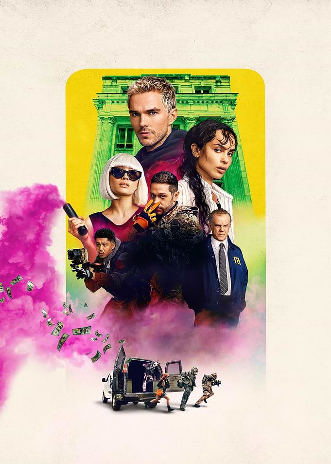 Heist Movie Poster with Ensemble Cast