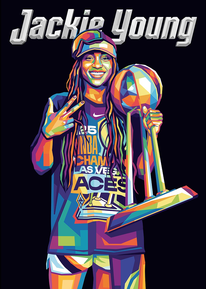 Jackie Young Pop Art Portrait
