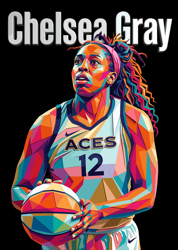 Chelsea Gray Pop Art Portrait